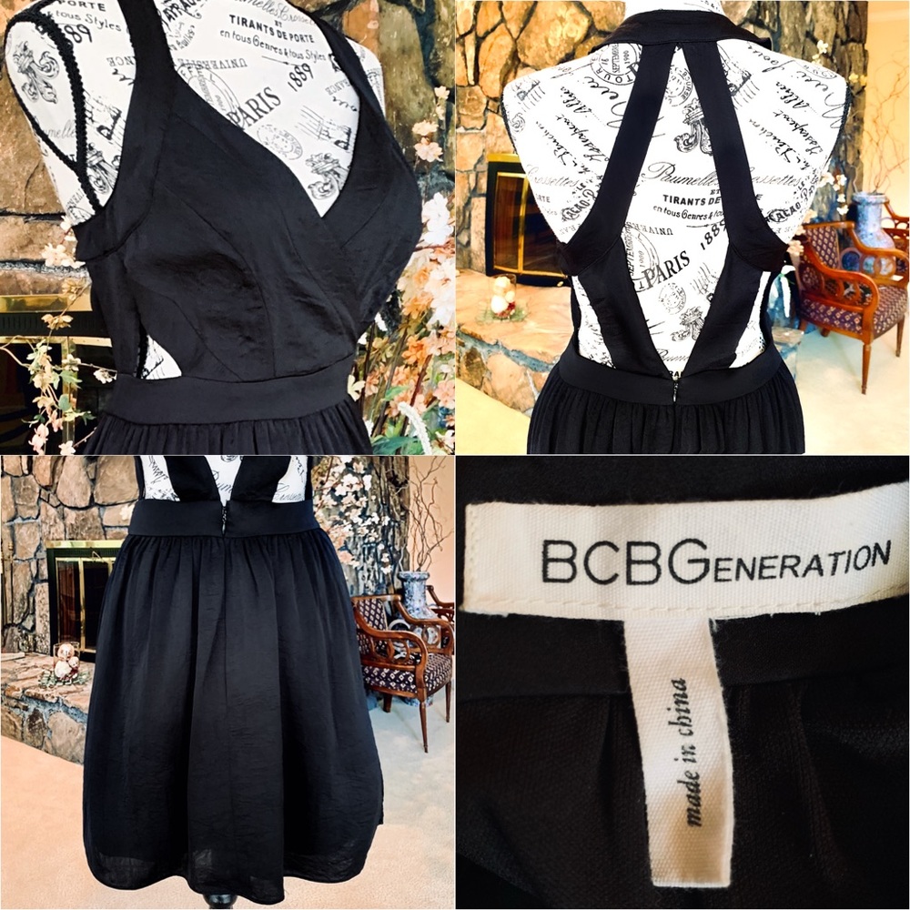 ❌SOLD❌ BCBG Black Cutout Dress Size 8 NWOT - Picture 7 of 8